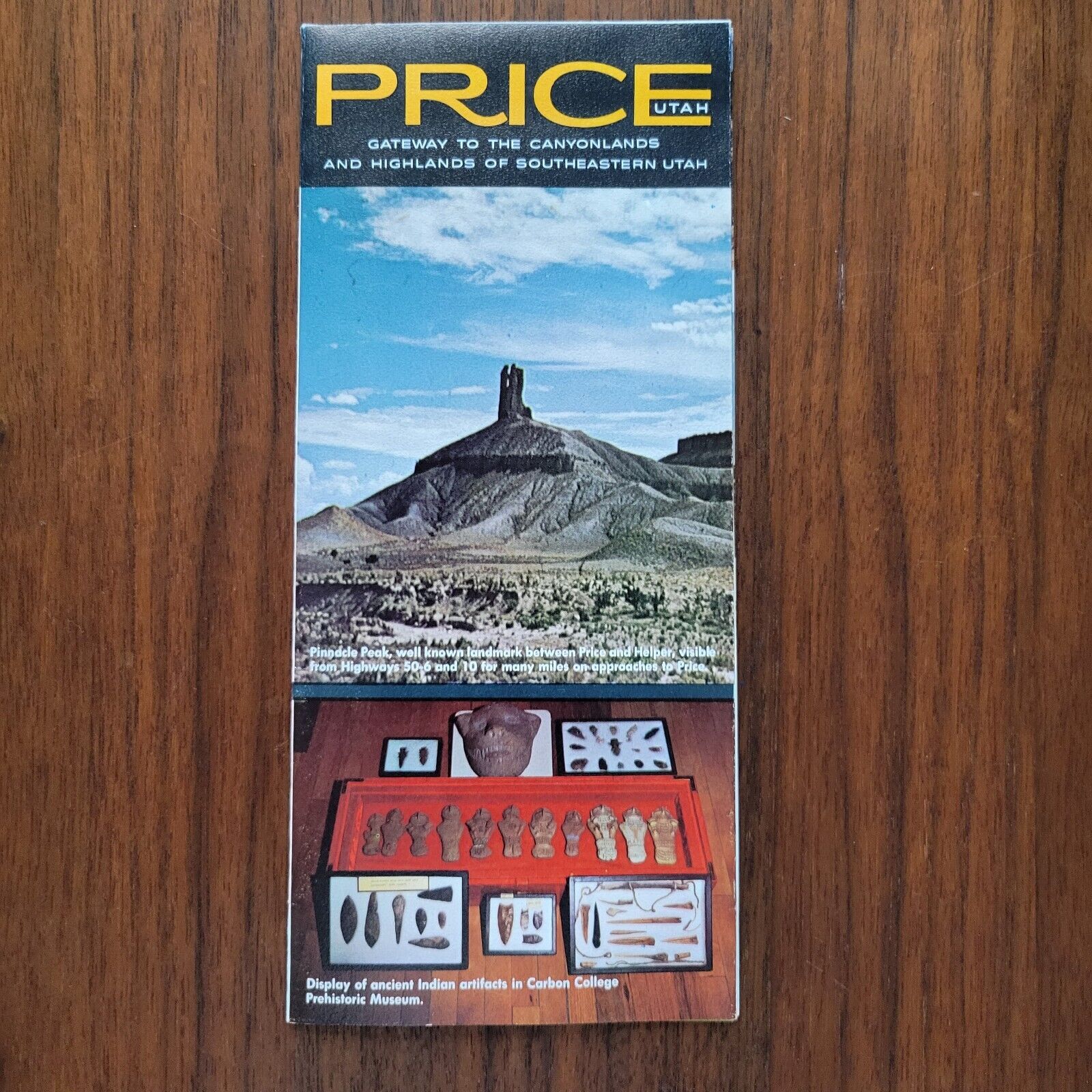 Vintage Price Utah Panphlet Brochure Full Color