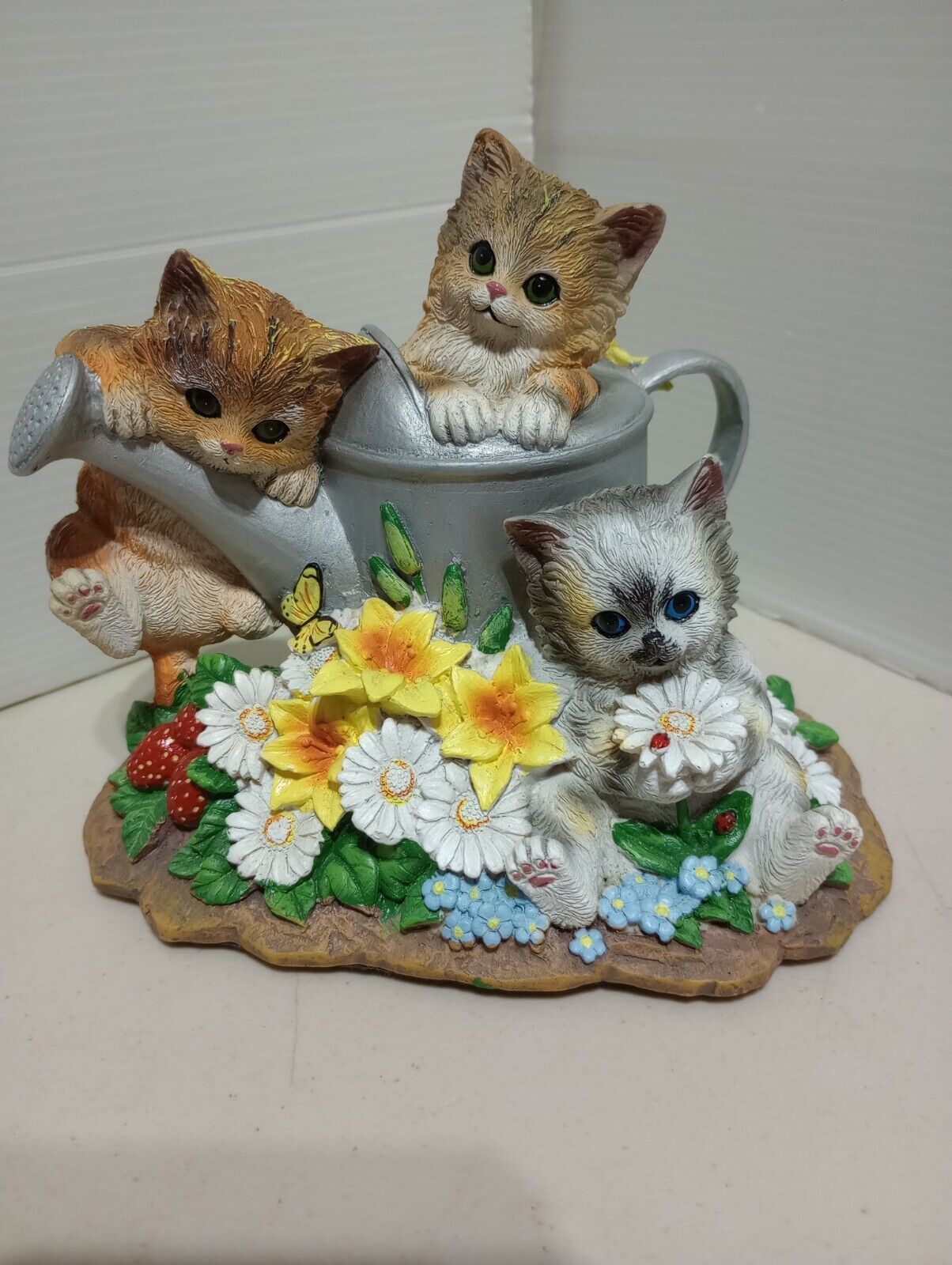 The Bradford Exchange Seasons in the Garden Cat Figure by Kayomi Harai