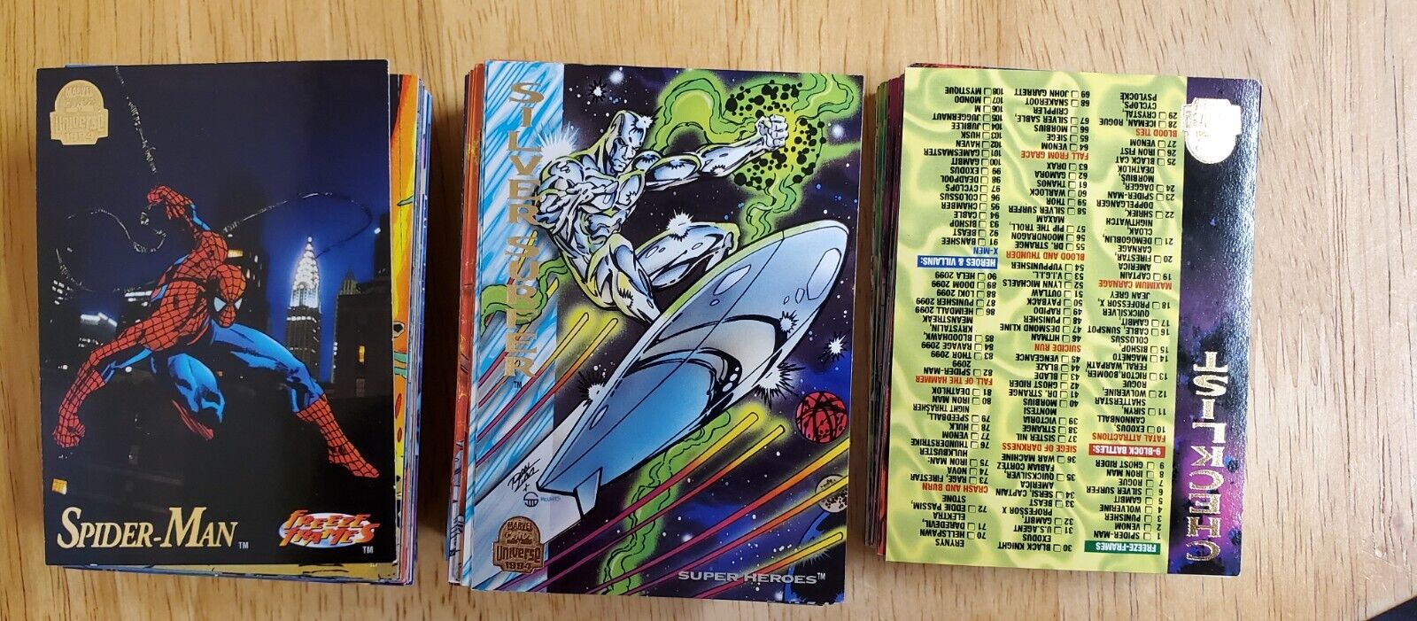 1994 Fleer Marvel Universe Series 5 Cards Complete Base Set #1-200 NM