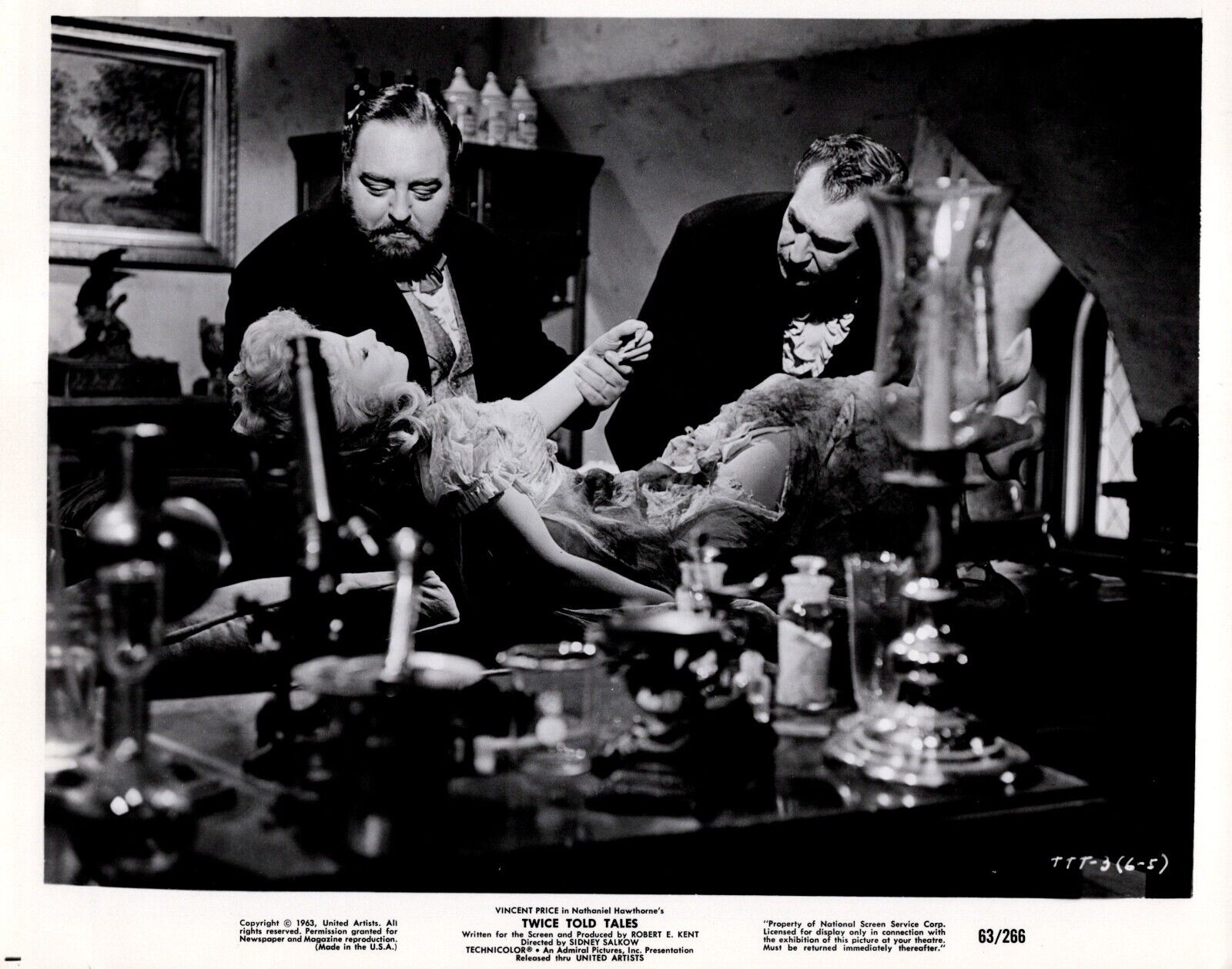 Vincent Price + Sebastian Cabot in Twice-Told Tales (1963)❤ Original Photo K 468