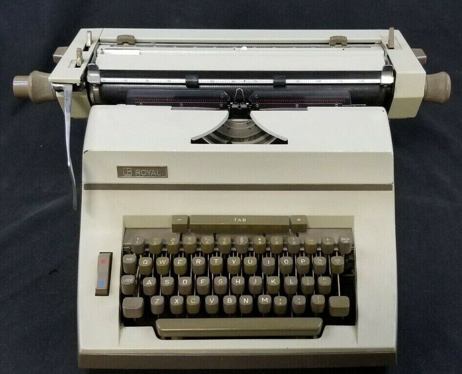 Vintage Royal Litton Heavy Duty Manual Typewriter - Made In Western Germany S/N 