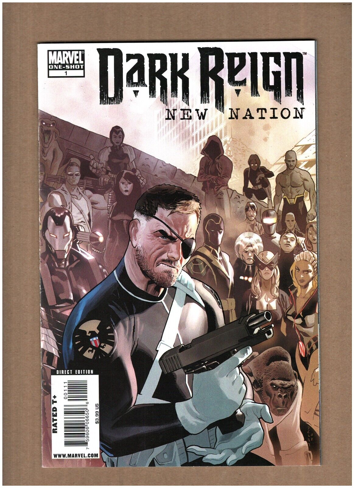 Dark Reign: New Nation #1 Marvel Comics 2009 Bendis Hickman Nick Fury NM- 9.2