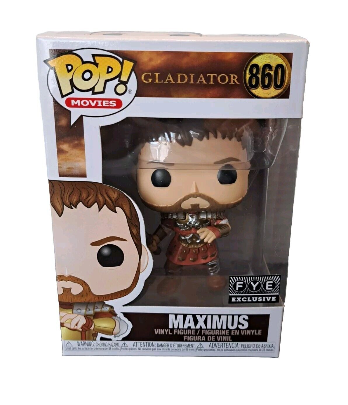 Funko Pop Vinyl: Maximus Gladiator - FYE (Exclusive) #860 Ancient Rome