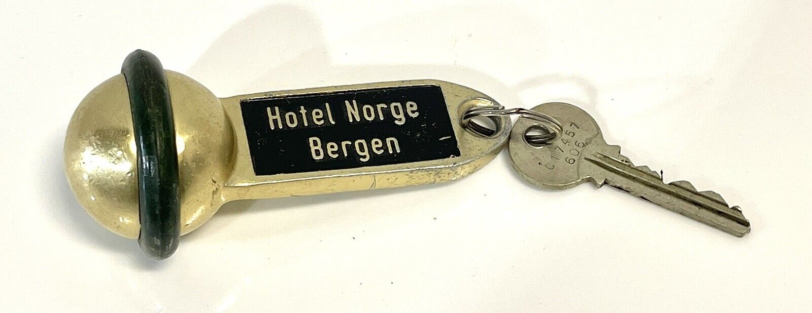 Vintage Hotel Norge Bergen Room Key And Fob Europe
