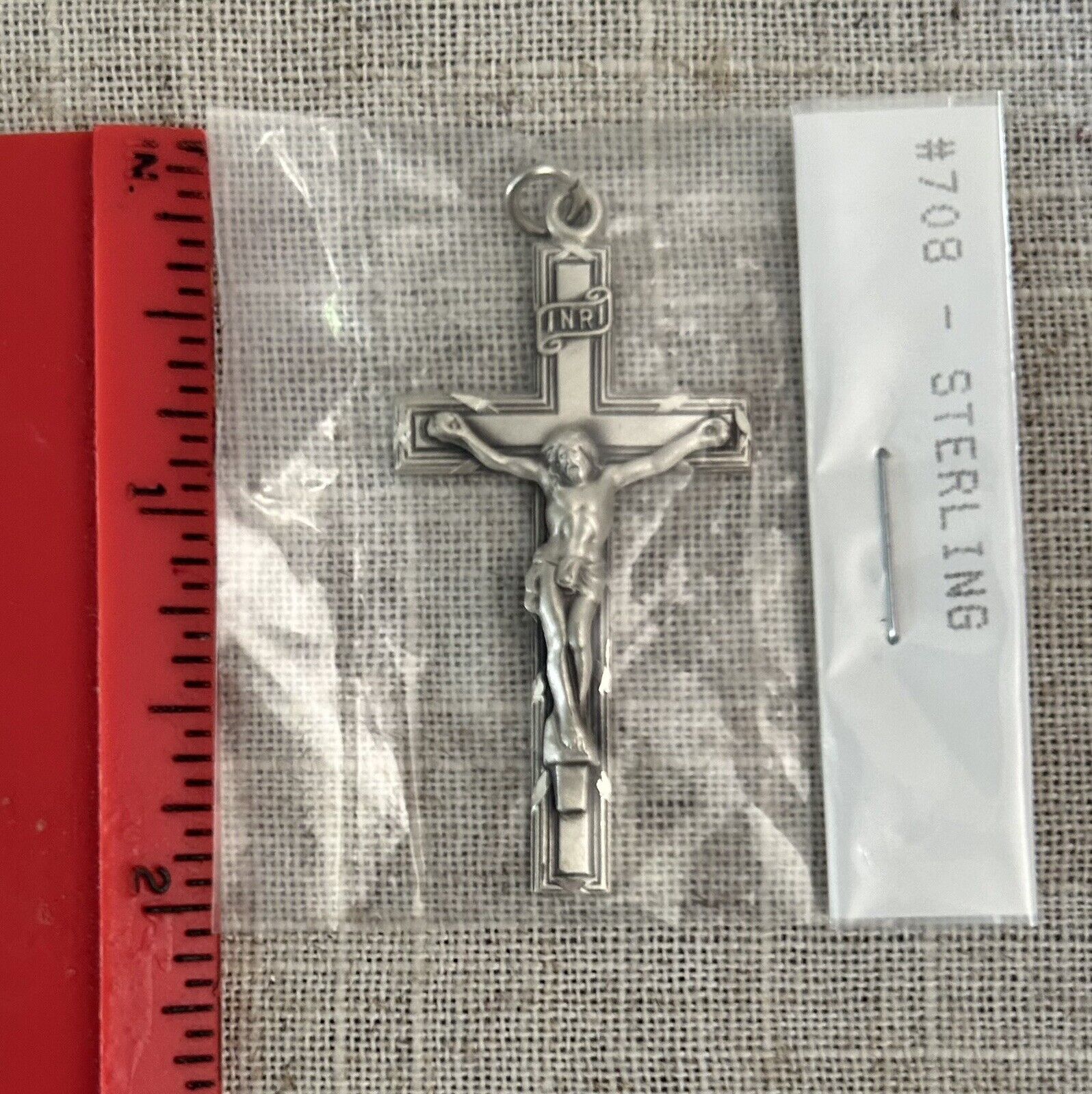 sterling silver crucifix