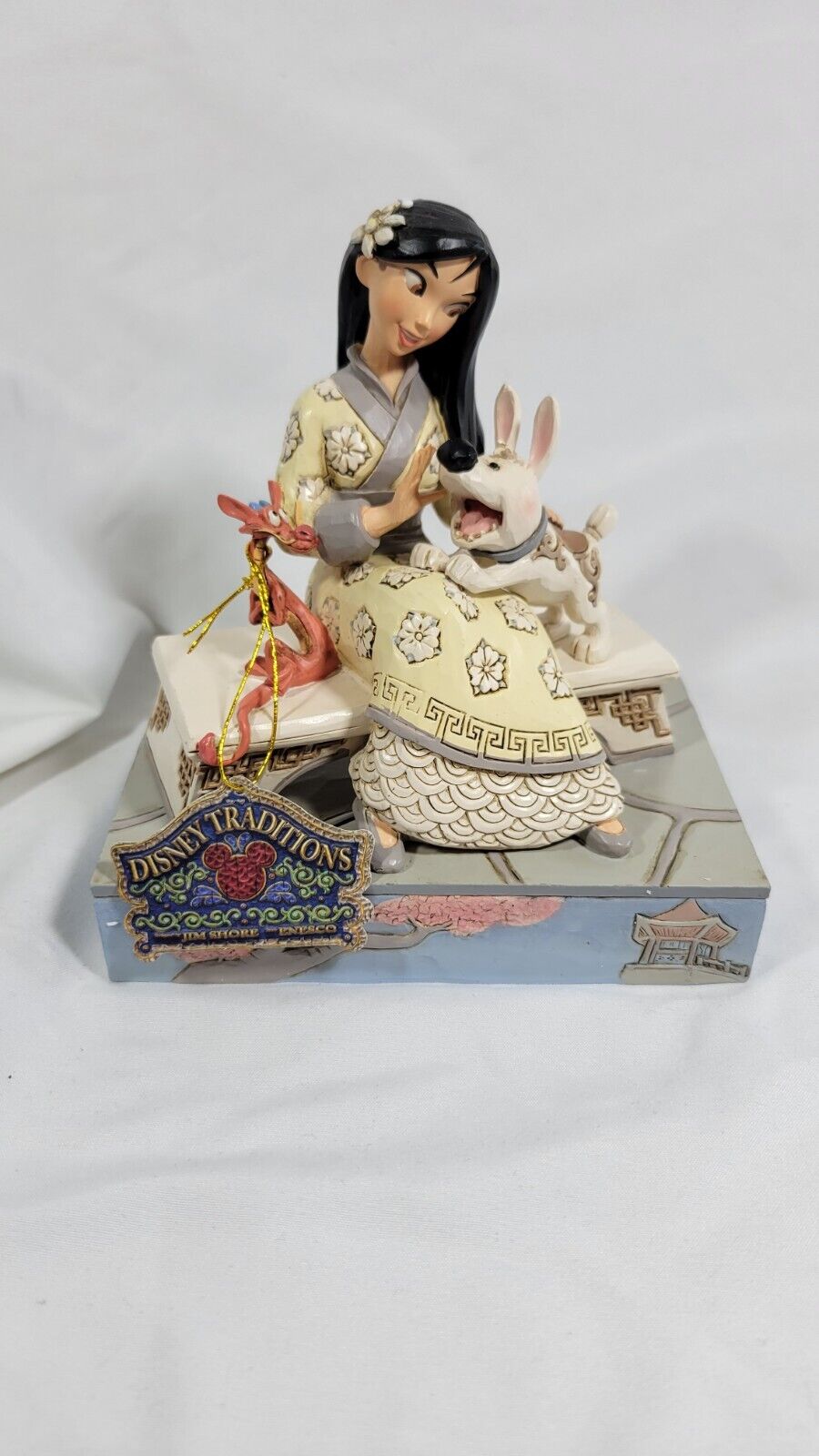 Disney Traditions WHITE WOODLAND MULAN 6007061 Honorable Heroine Figurine New