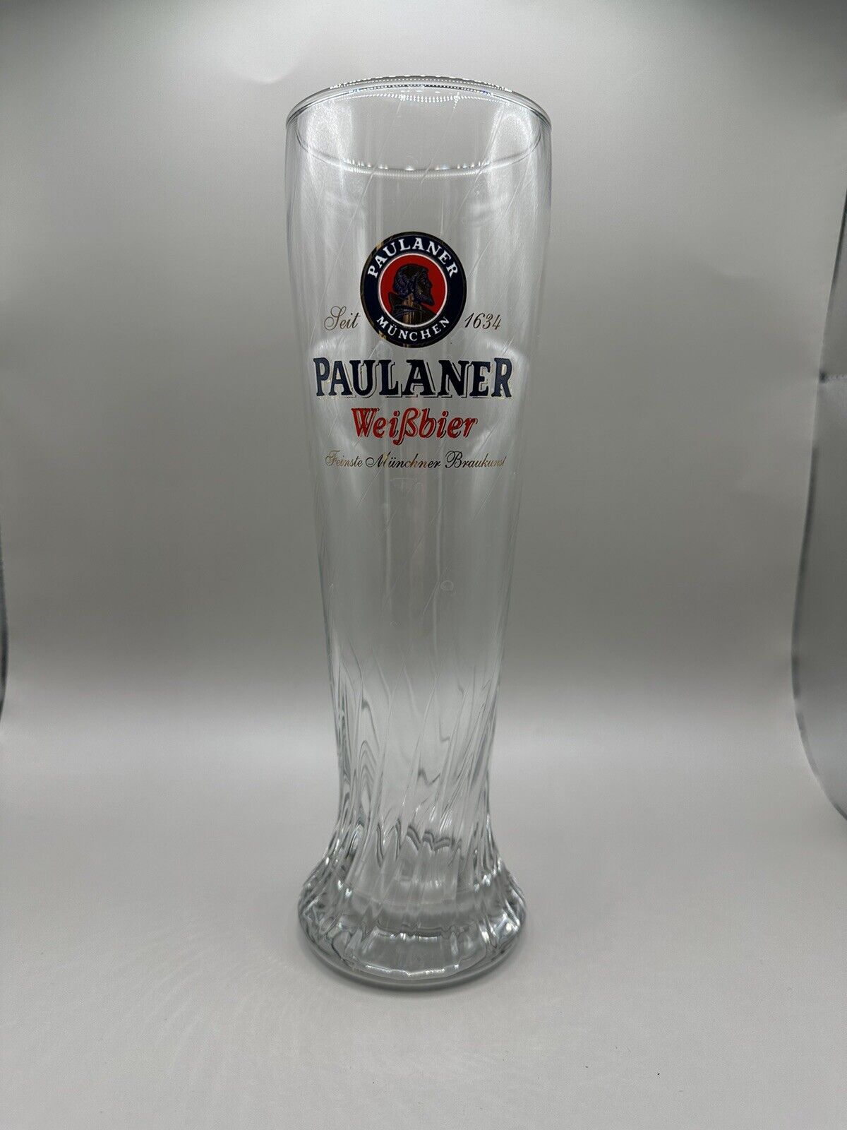 Paulaner Munchen Pilsner Beer Glass German 