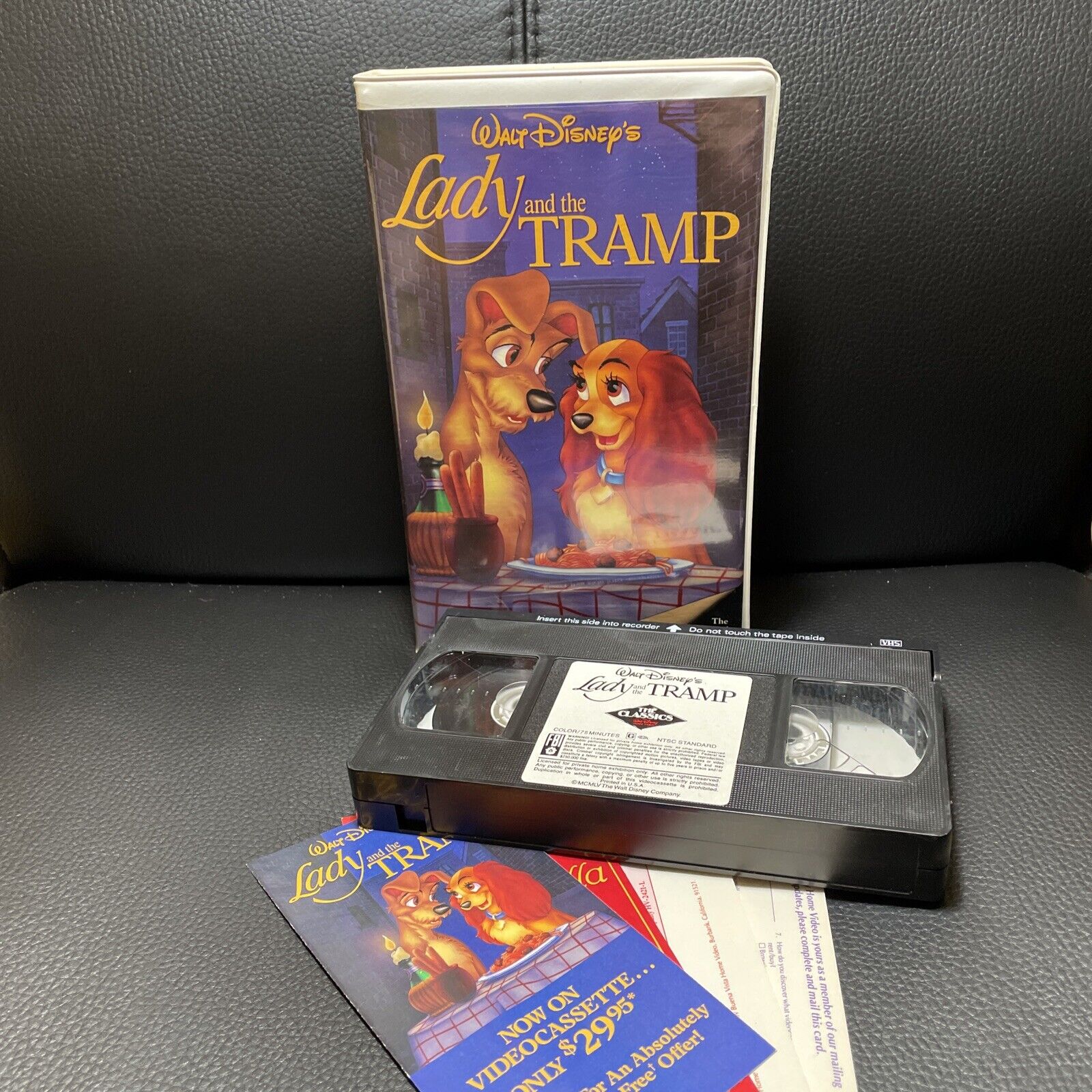 lady and the tramp vhs 1987