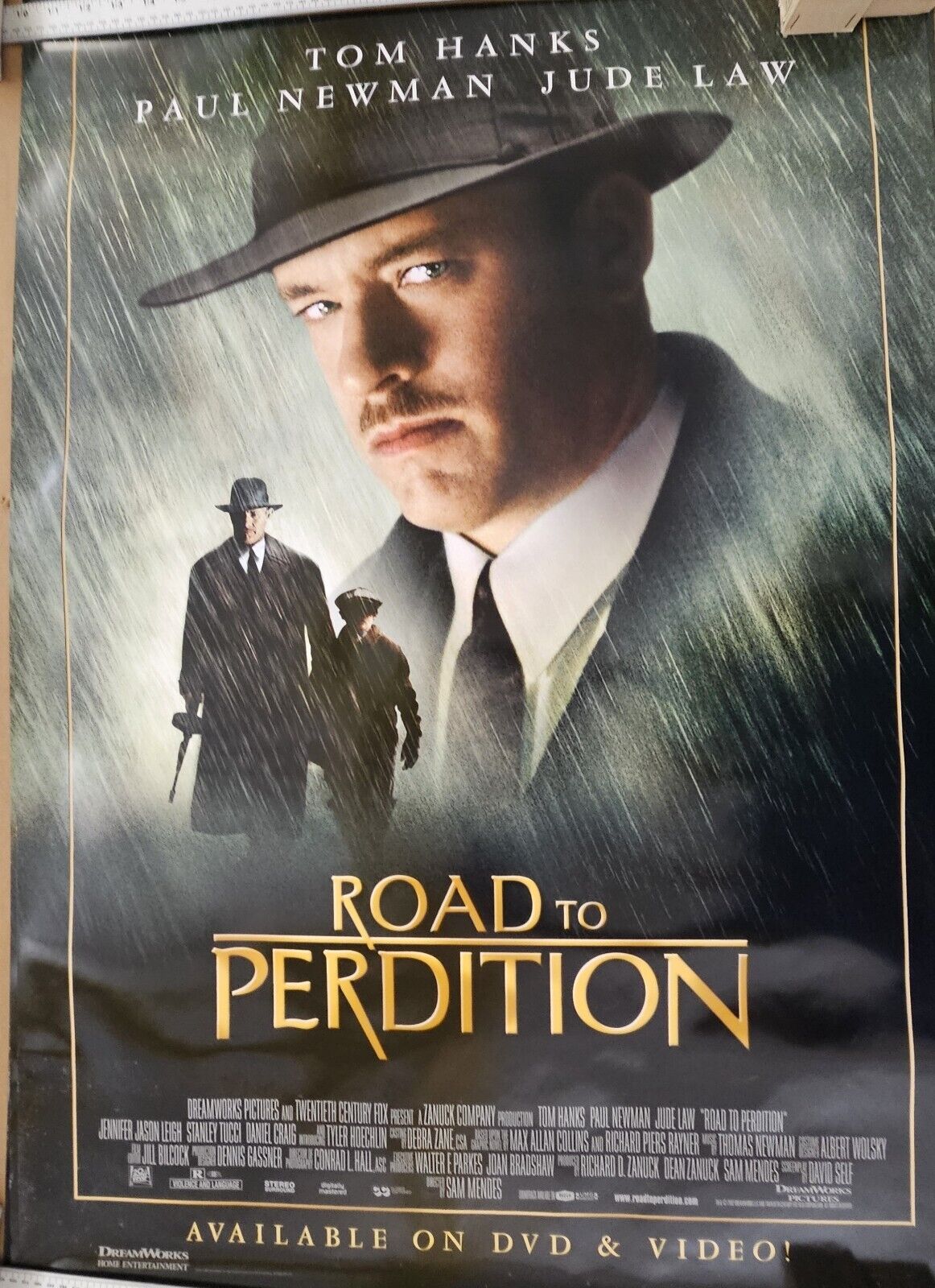 Tom Hanks  And Paul Neman  in Road To Perdition DVD promotional Movie poster