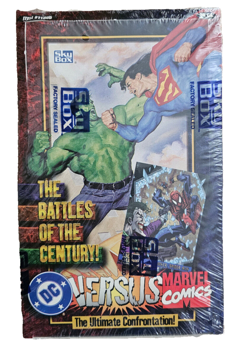 1995 SKYBOX DC VERSUS MARVEL COMICS SEALED 36 PACK HOBBY BOX * RARE *