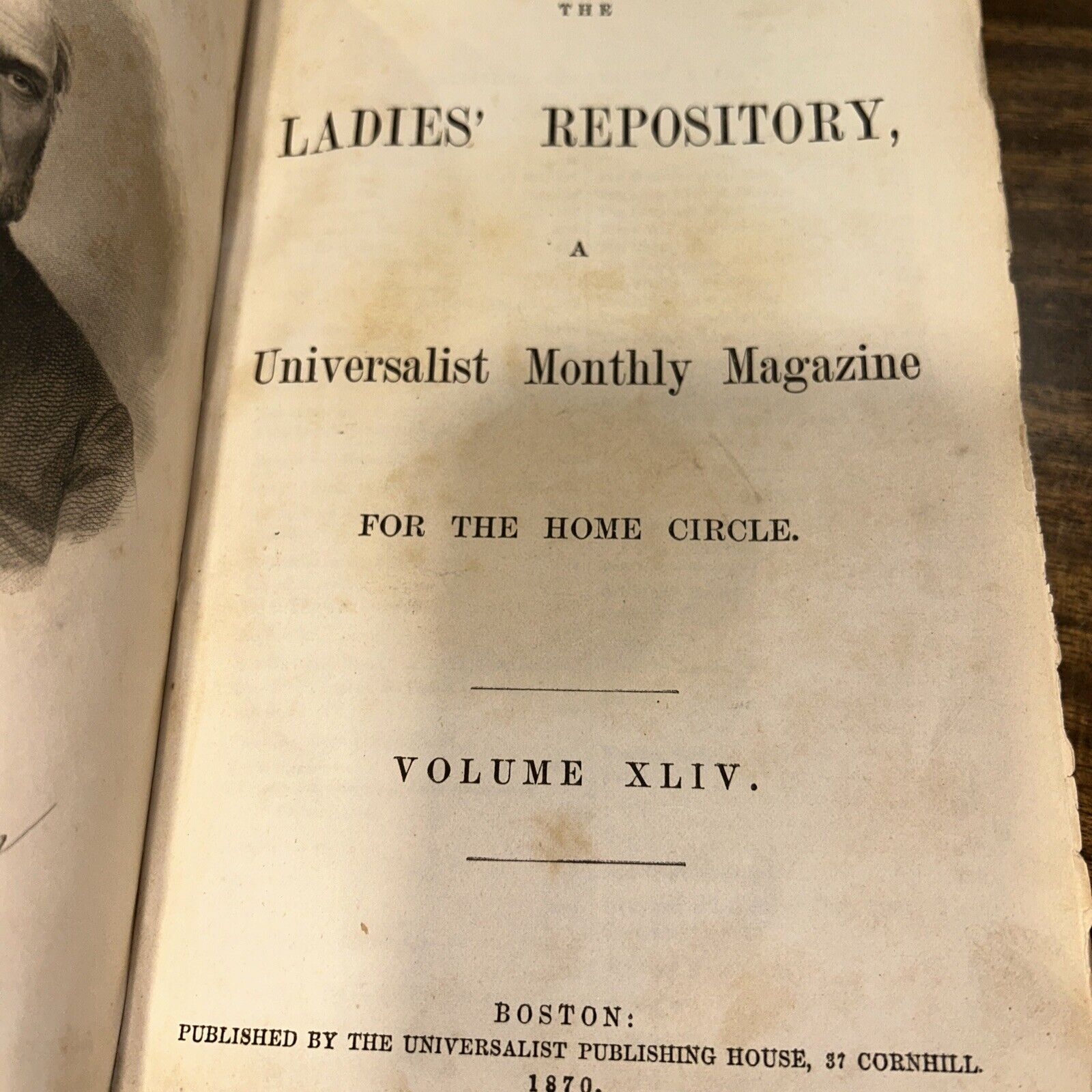 THE LADIES' REPOSITORY Universalist Monthly Magazine, JANUARY 1863 C. Sawyer