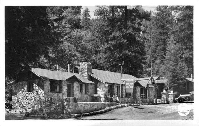 Big Falls Lodge, Fallsvalle, California 1950s OLD PHOTO