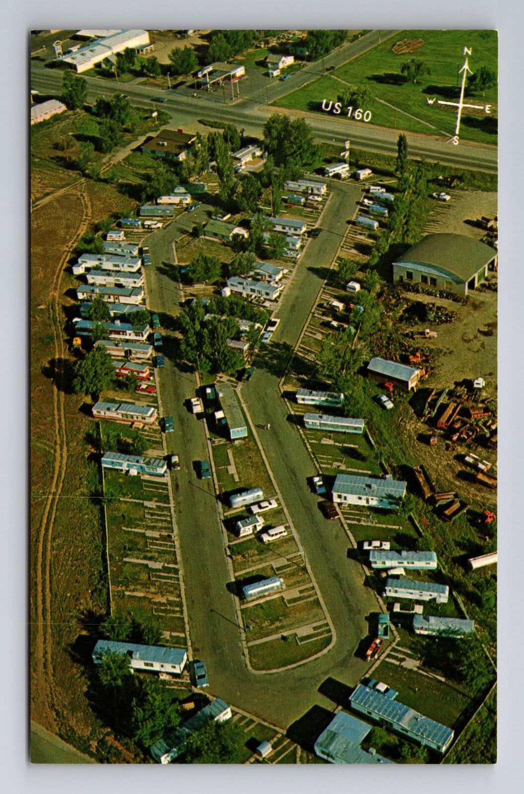 Cortez CO-Colorado, Moore & Moore Trailer Park, Antique, Vintage Postcard