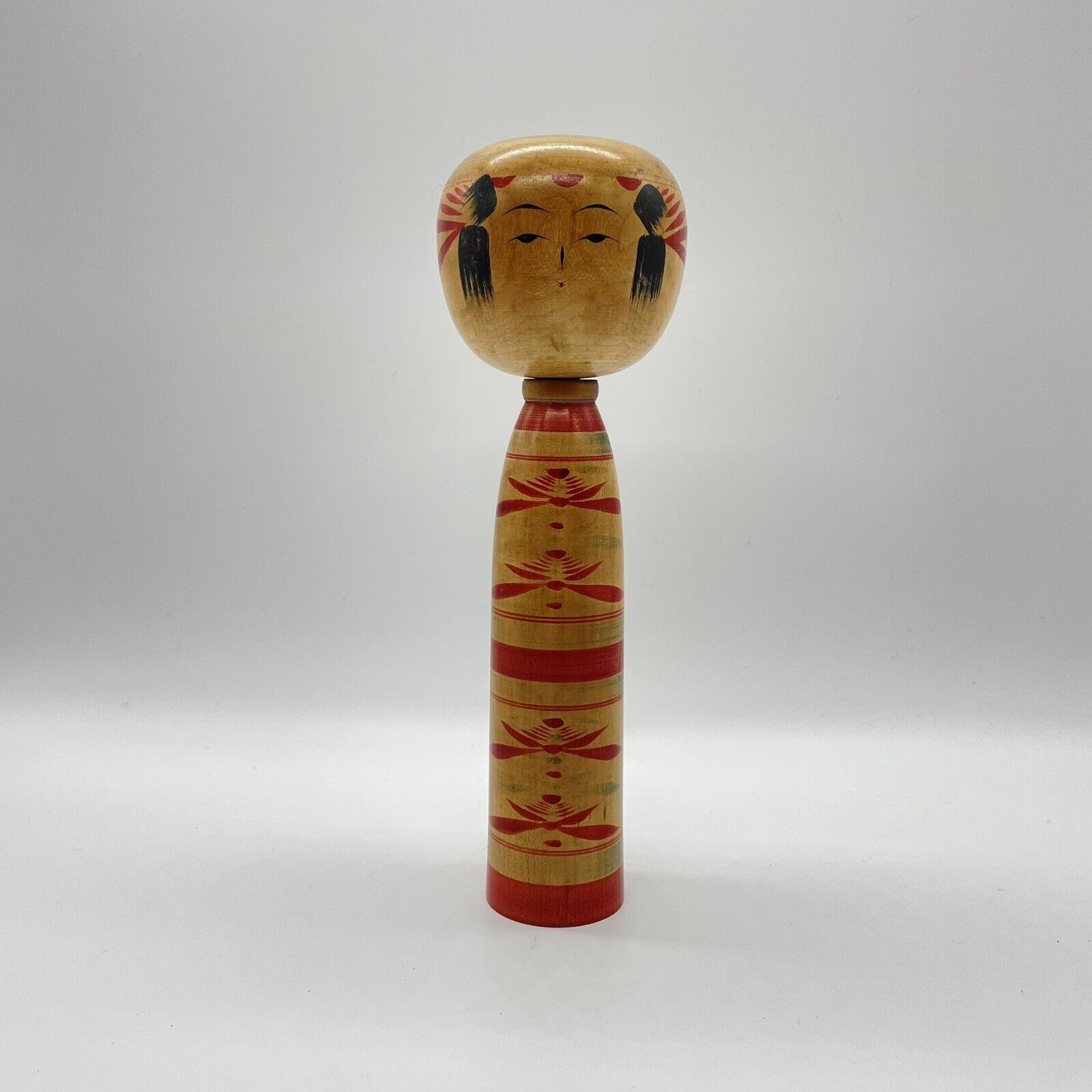 OLD Vintage kokeshi japanese wooden doll Signed Tsugio Sato (1908–1978) K104