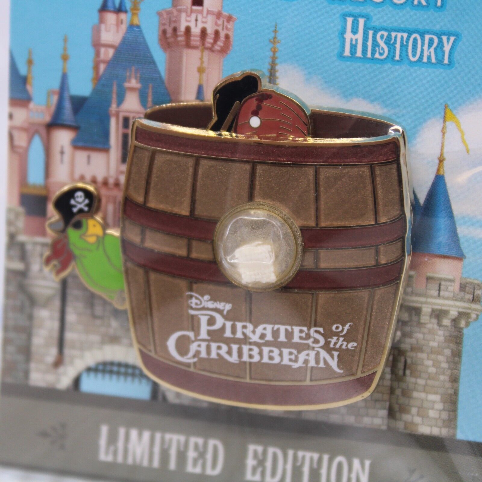 C2 Disney DLR LE Pin Piece of History PODH POH Pirates Jack Sparrow READ DESCR.