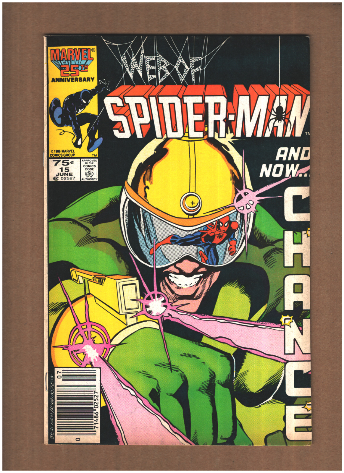 Web of Spider-man #15 Newsstand Marvel Comics 1986 1st CHANCE APP. FN/VF 7.0