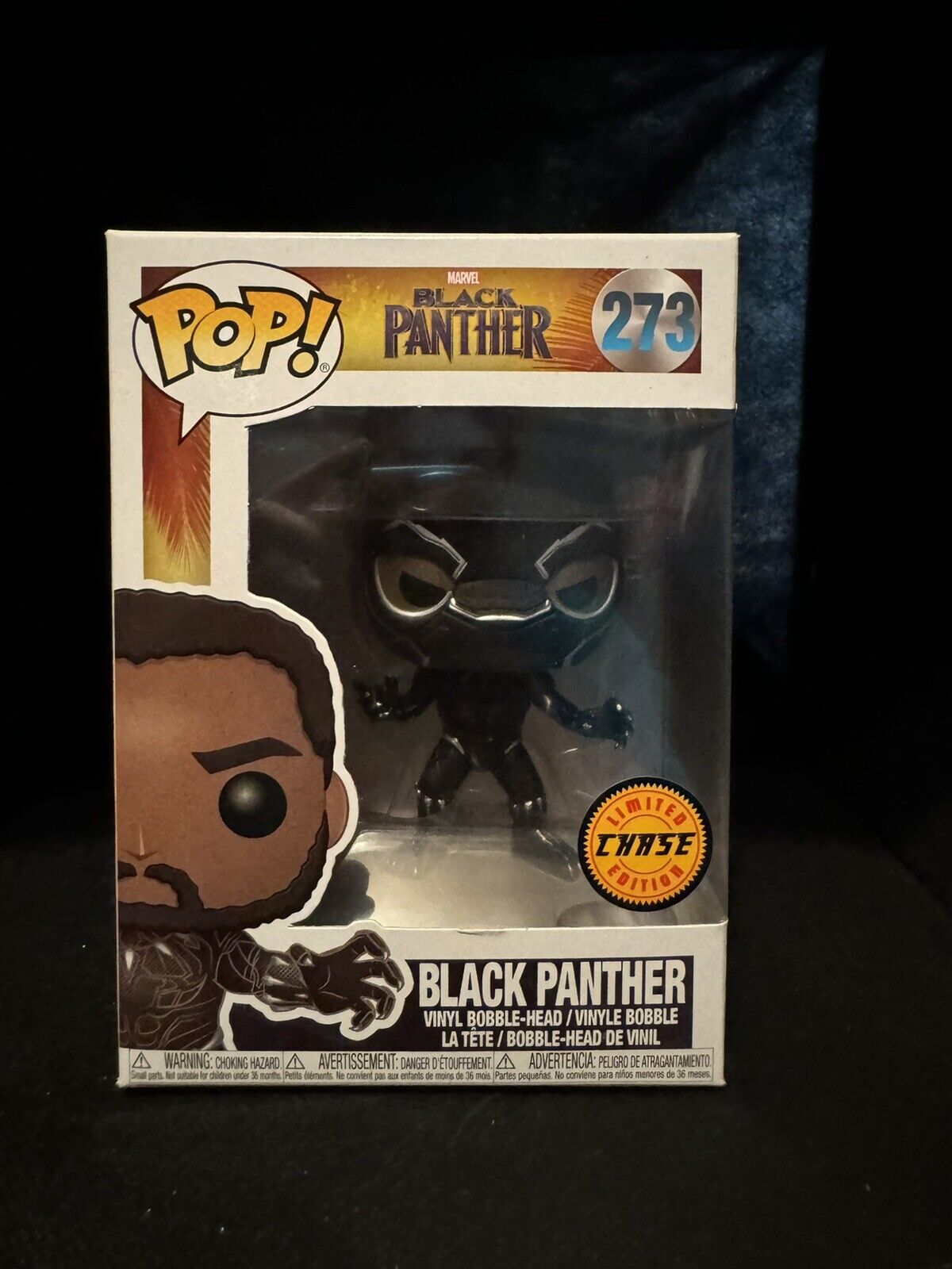Funko Pop Marvel Black Panther Chase 273 ￼