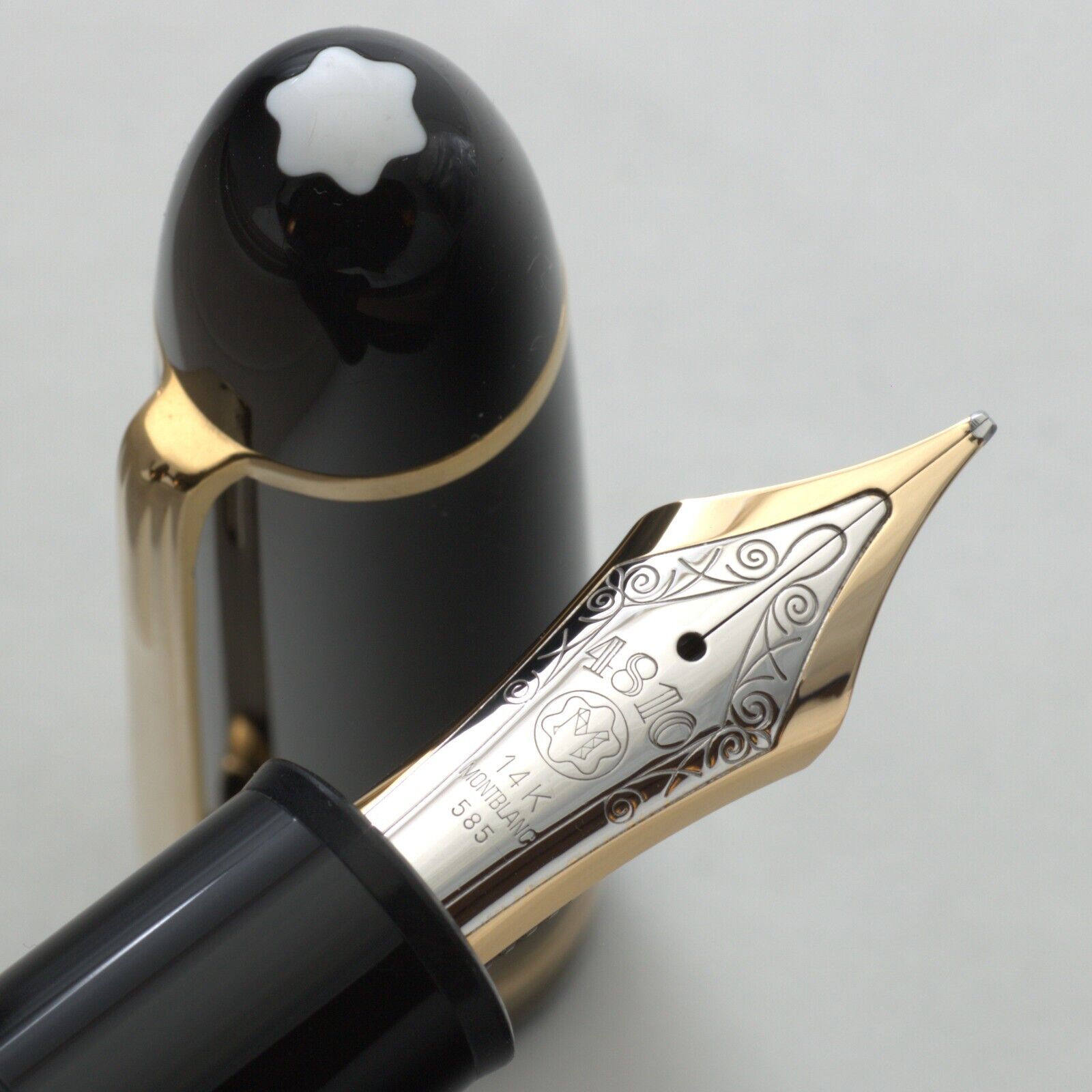 Montblanc No.149 1990's Vintage 14K 585 B Nib Fountain Pen Used in Japan [022]