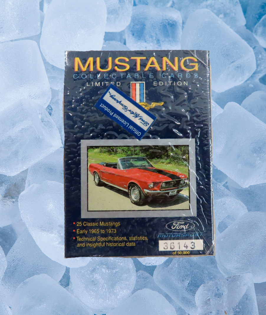 Sealed Ford Mustang Collectible Cards Limited Edition 1965-1973 Box 36143