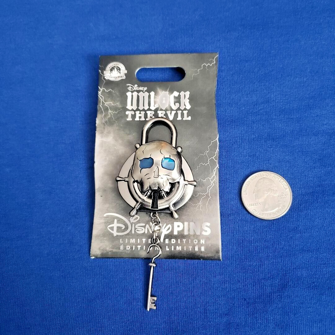 Disney Unlock The Evil Captain Hook Disney Villains LE Dangle Pin