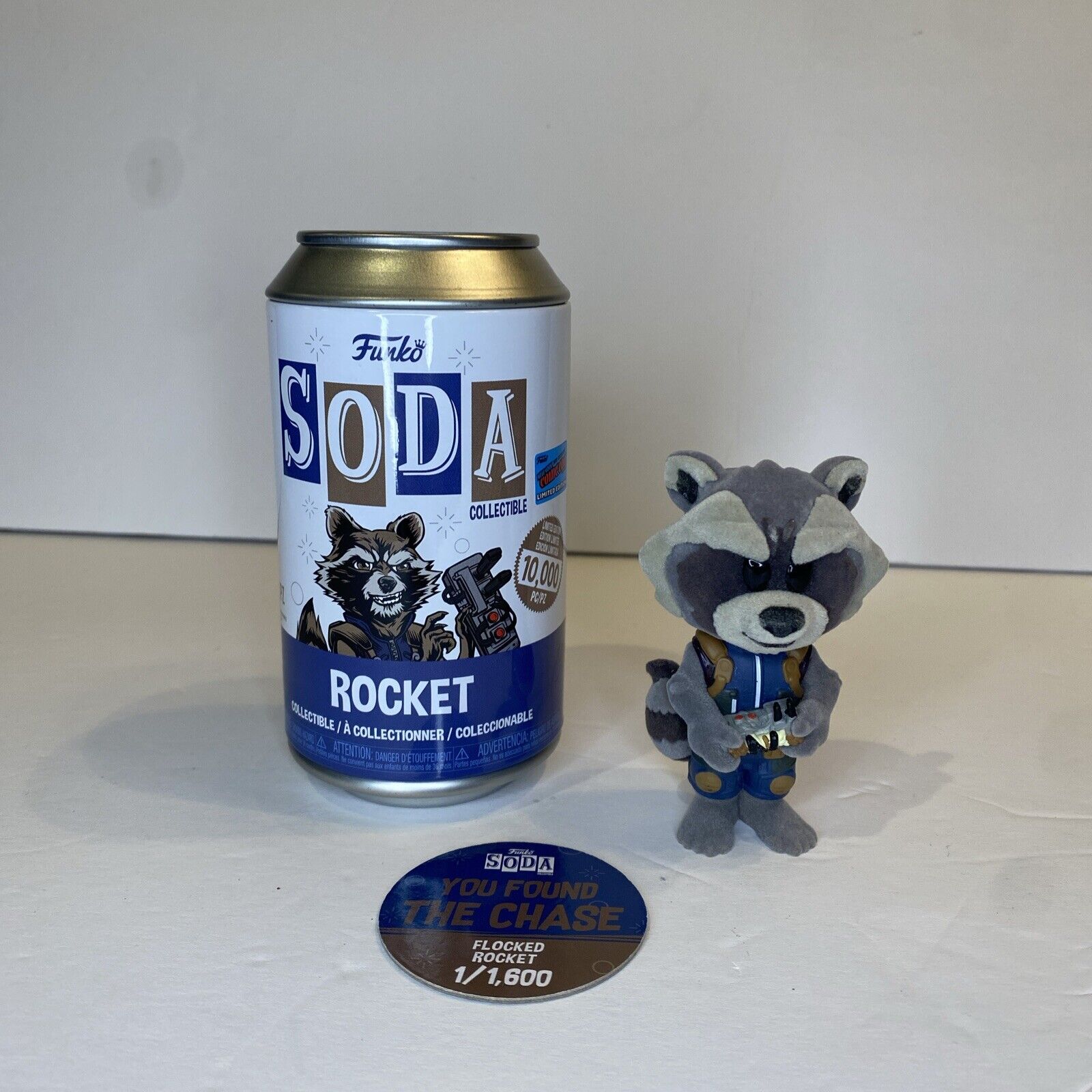NYCC 2021 Funko Soda Rocket Racoon Marvel Chase 1/1600 Convention Exclusive A16