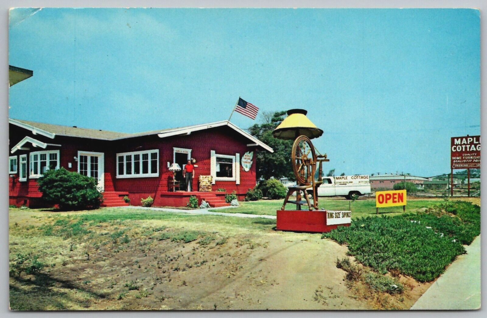 Vintage Postcard - Maple Cottage - 2704 Highland - National City California - CA