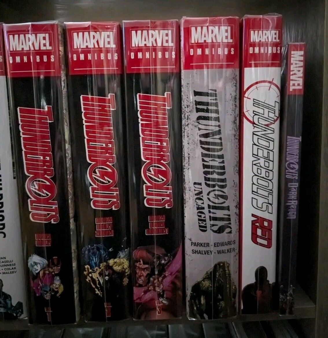 Thunderbolts Omnibus Lot of 6, 1-3, Red, Uncaged, Dark Reign TPB, Marvel, NM