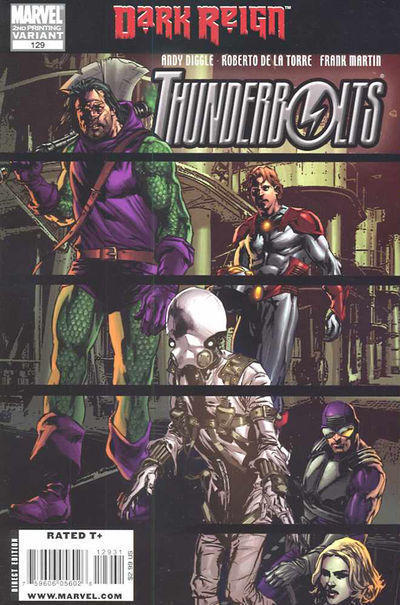 Thunderbolts #129 2nd Printing Variant Comic Book - Marvel