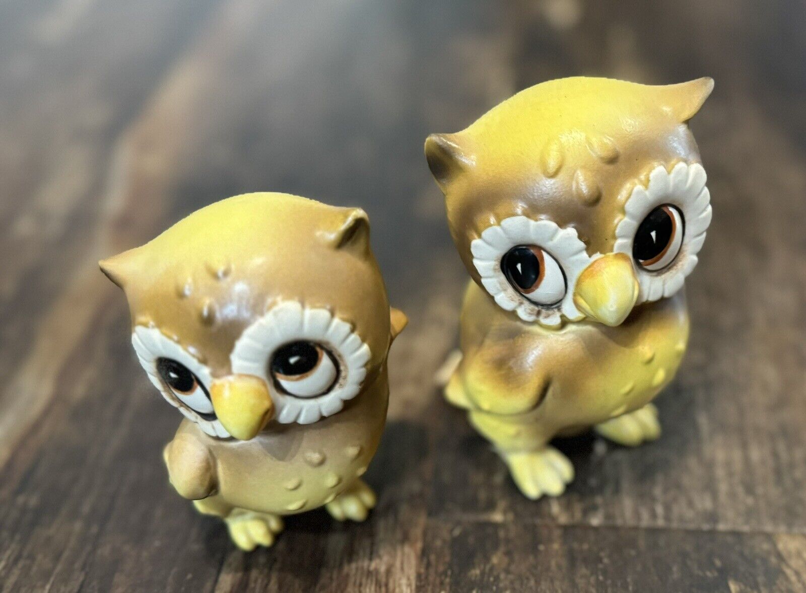 Vintage Josef Originals Set of Owls “Looking Up” Made in Japan