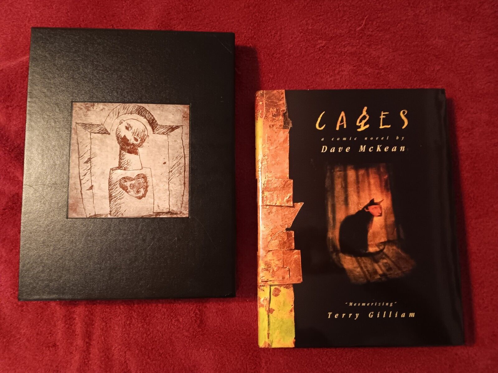 'Cages' HCDJ slipcase 1st Ed. signed & numbered w/ Audio CD Dave McKean 1998