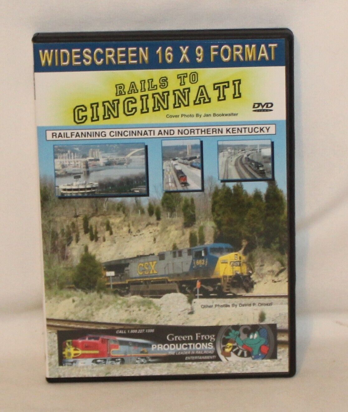 Rails to Cincinnati Railfanning Cincinnato Northern KY DVD Set Railroad Trains