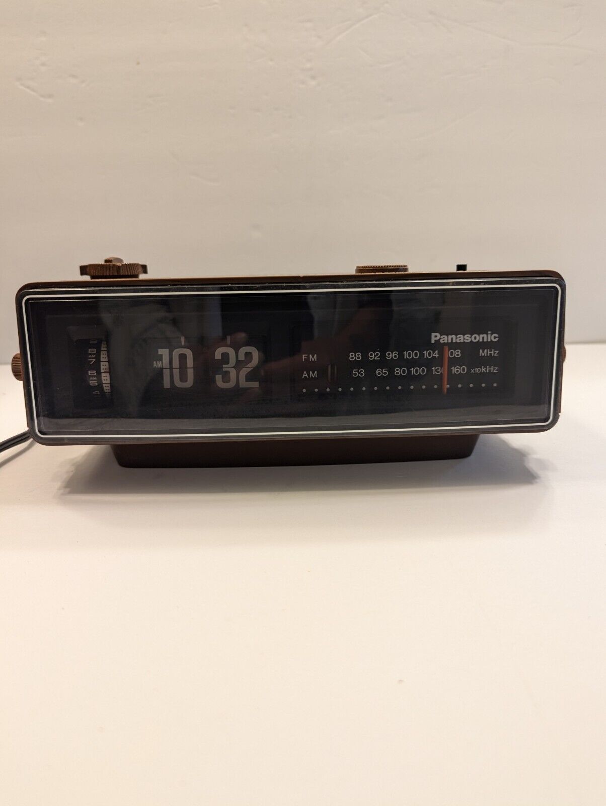 Vintage Panasonic RC-6030 Flip Clock AM FM Radio Groundhog Day Working READ