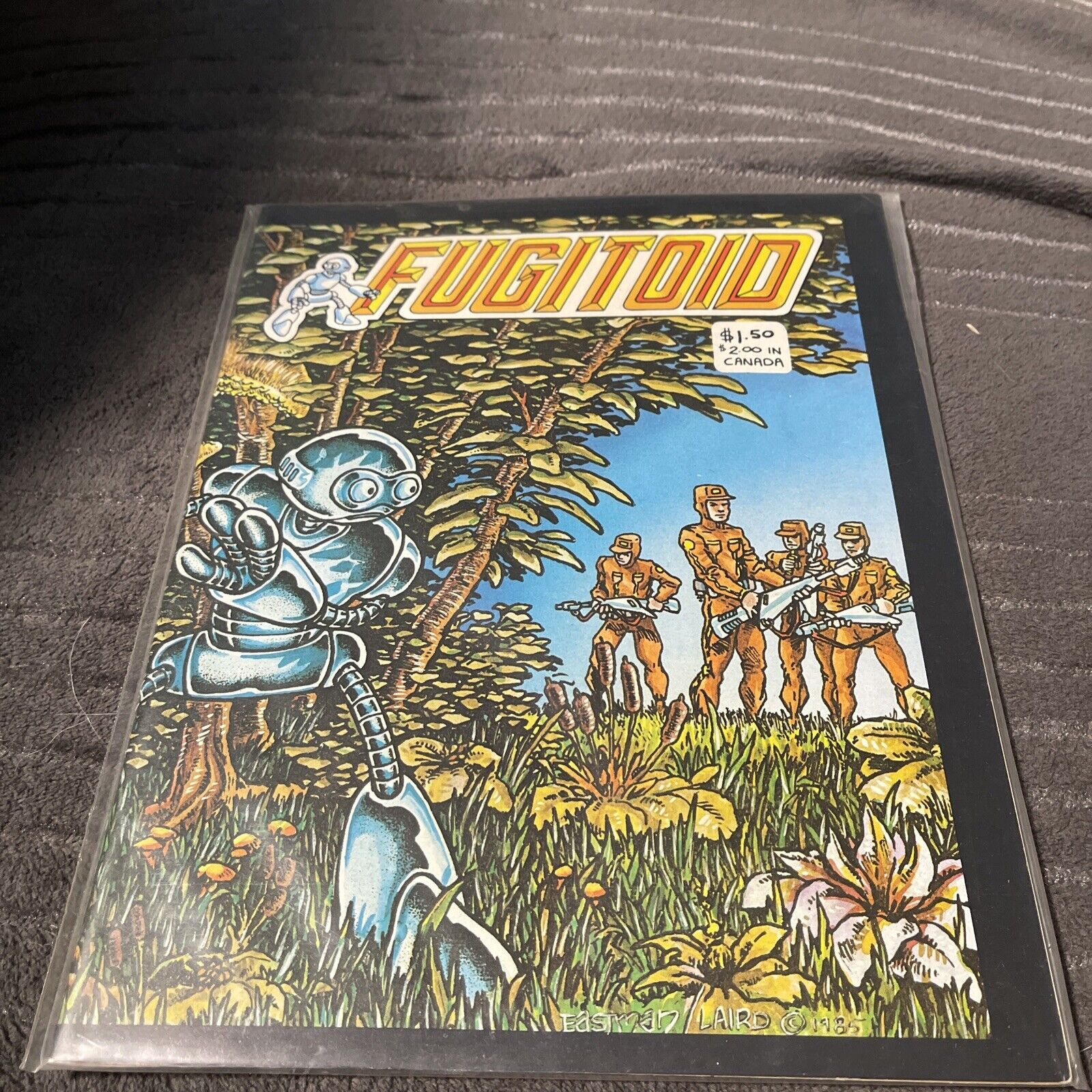 Fugitoid #1 (1985) Mirage Studios 1st Print Eastman & Laird Magazine Comic TMNT