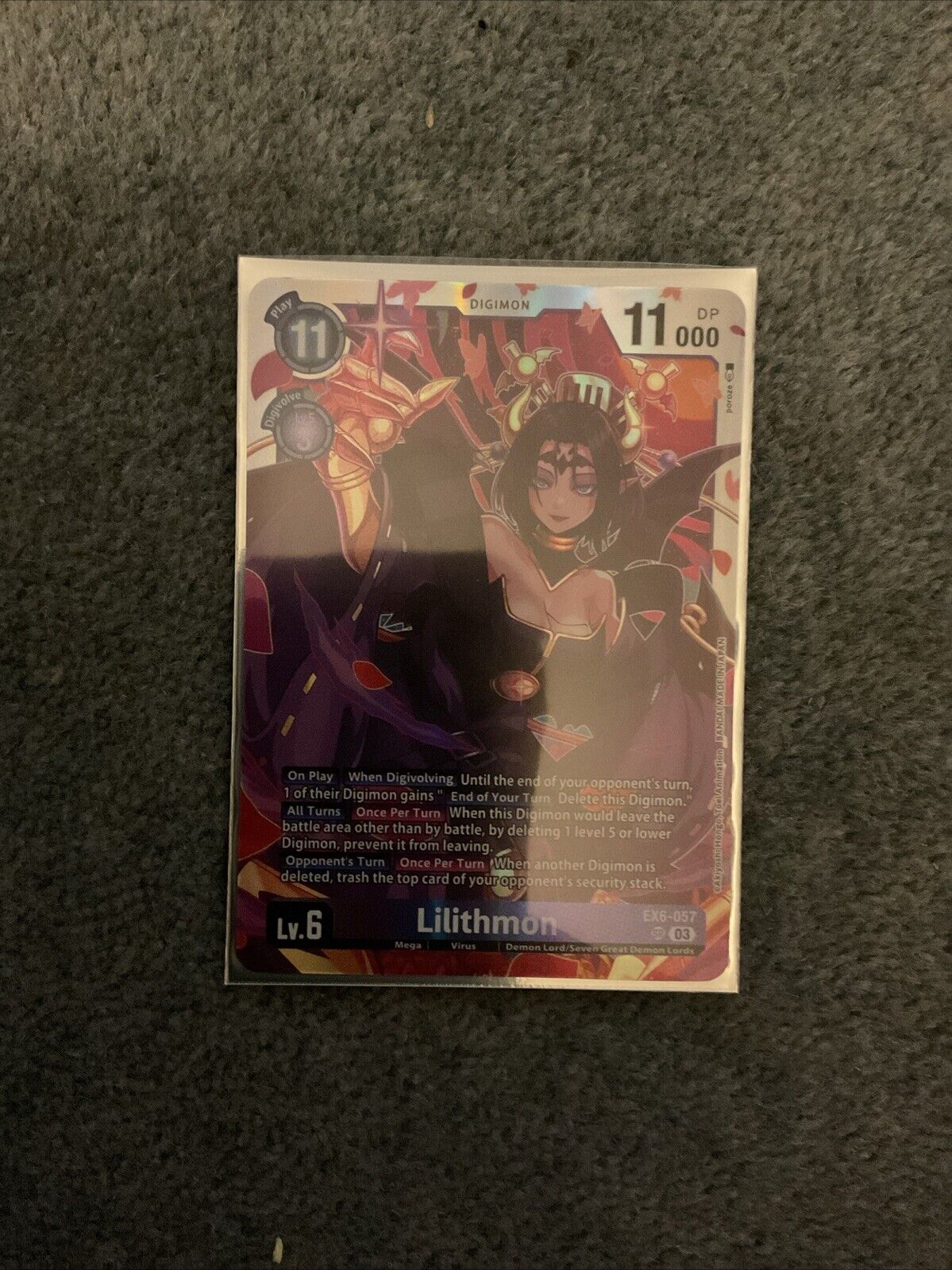 Lilithmon EX6-057 - Super Rare - Infernal Ascension - Digimon TCG