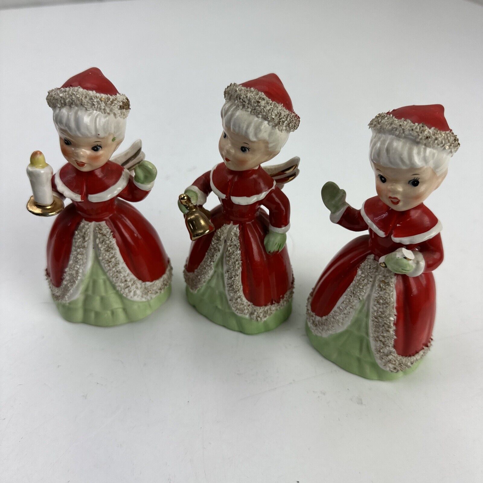 Christmas Angel Ladies Caroler Bells 5
