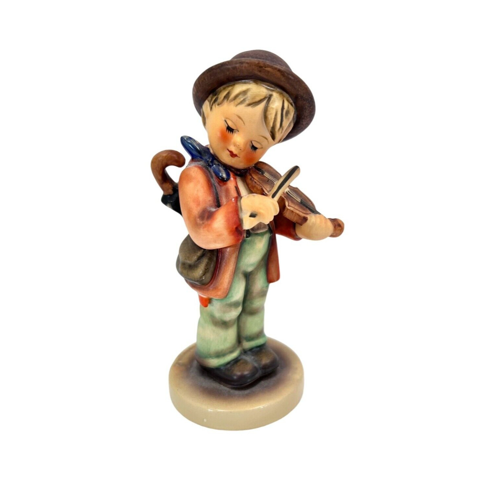 Vintage Goebel MI Hummel #2 'Little Fiddler' Violin Porcelain Figurine RARE