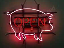 BBQ Pig Open Neon Light Sign 17