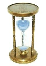 Vintage Maritime Brass 8  Antique Golf Tournament Sand Timer Nautical Hourglass picture
