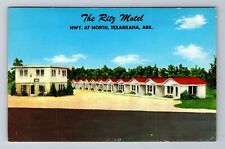 Texarkana AR-Arkansas, Ritz Motel, Advertising, Antique Vintage Postcard picture