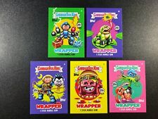 2024 Garbage Pail Kids Level 2 Game Over 5 Card Wrapper Set Insert Short Print picture