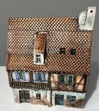 VTG Gault #731 Miniature 2 Story Slant Roof Garden House Hand Painted-France picture
