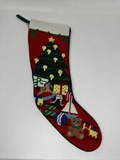 Midwest Importers Needlepoint Christmas Stocking Tree Presents picture