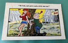 “Oh Fred And You’re Such A Little Man Too” Humor Post Card picture