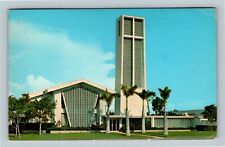 Naples FL, First Presbyterian Church, Carillon Tower, Florida Vintage Postcard picture