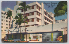 Postcard Concord Cafeteria Miami Beach, Florida Fl Linen circa 1950s A237 picture