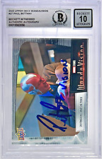 2022 Upper Deck Wandavision Paul Bettany Signed Vision #27 Beckett Graded 10 picture