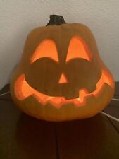 VINTAGE GEMMY HALLOWEEN FOAM Mold Jack O Lantern Light Pumpkin RARE 1995 picture