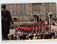 Postcard Changing the Guard at Buckingham Palace, London, England picture