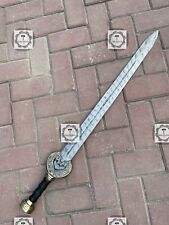 Viking Mythology Damascus Steel Sword Of King Theoden Herugrim Sword Mount Decor picture