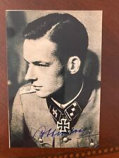 SS Rudolf Von Ribbentrop-Son Foreign Minister -Capt. Panzer Rgt.-Autograph-COA picture